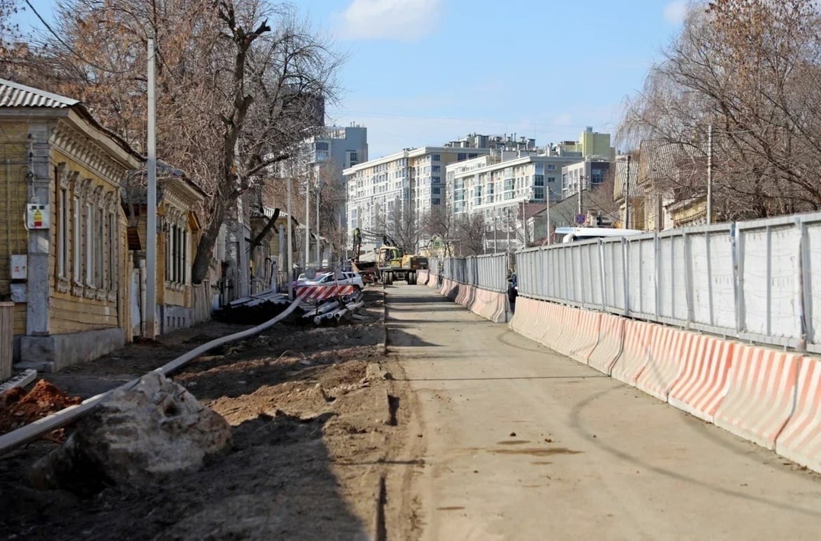 В Уфе продлено перекрытие улицы Советской возле педуниверситета